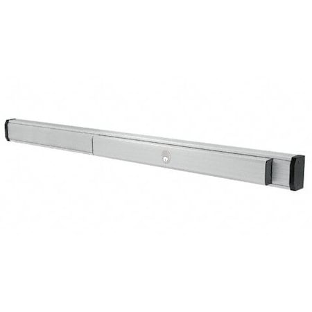 Jackson Satin Aluminum 48 1285 Push Pad Concealed Vertical Rod Right Hand Reverse Bevel Panic Exit Device w 311285CR4628